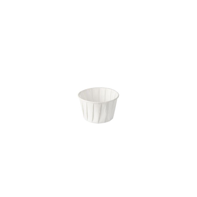Dressing cup 90ml white 100/pack