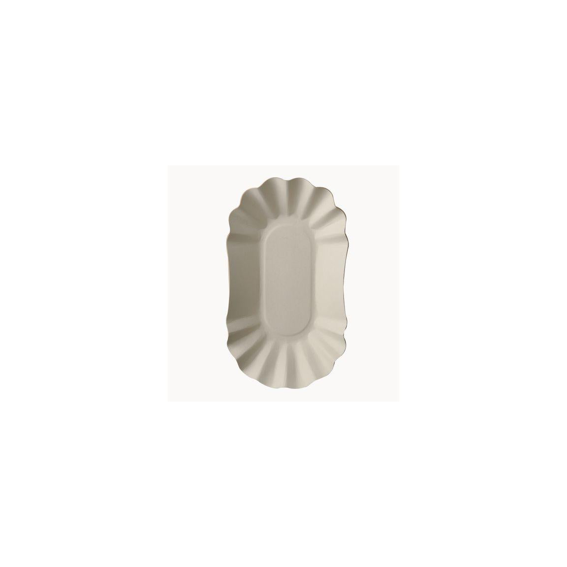 Plate PURE 105x200x35mm white 250/pack