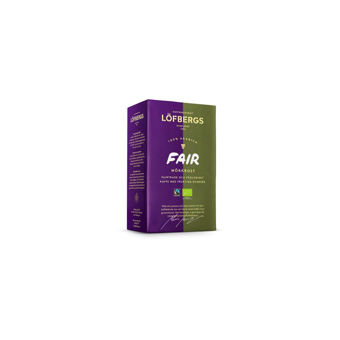 Coffee LÖFBERGS Fair Dark Eko/FT 450g