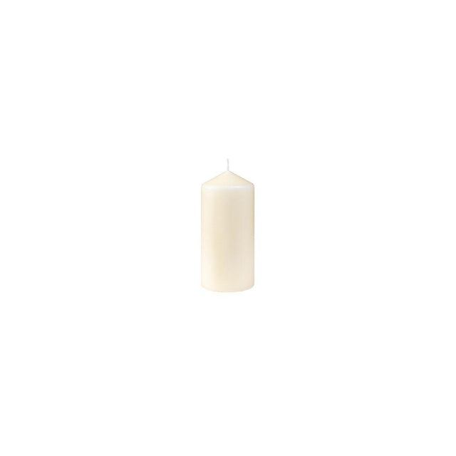 Block candle DUNI 130x60mm vanilla 6/pc