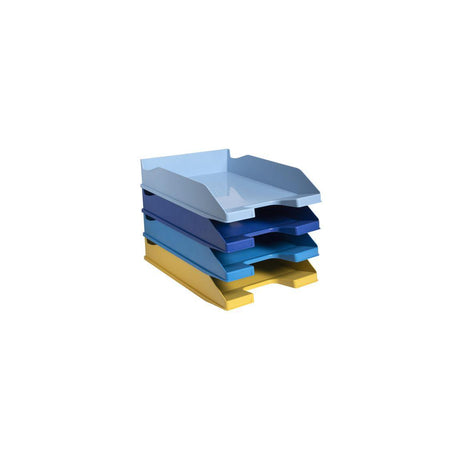 Letter tray EXACOMPTA BeeBlue A4 4/pc