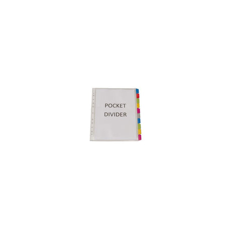 Plastic pocket KEBA A4 0,18mm 10 colour coded