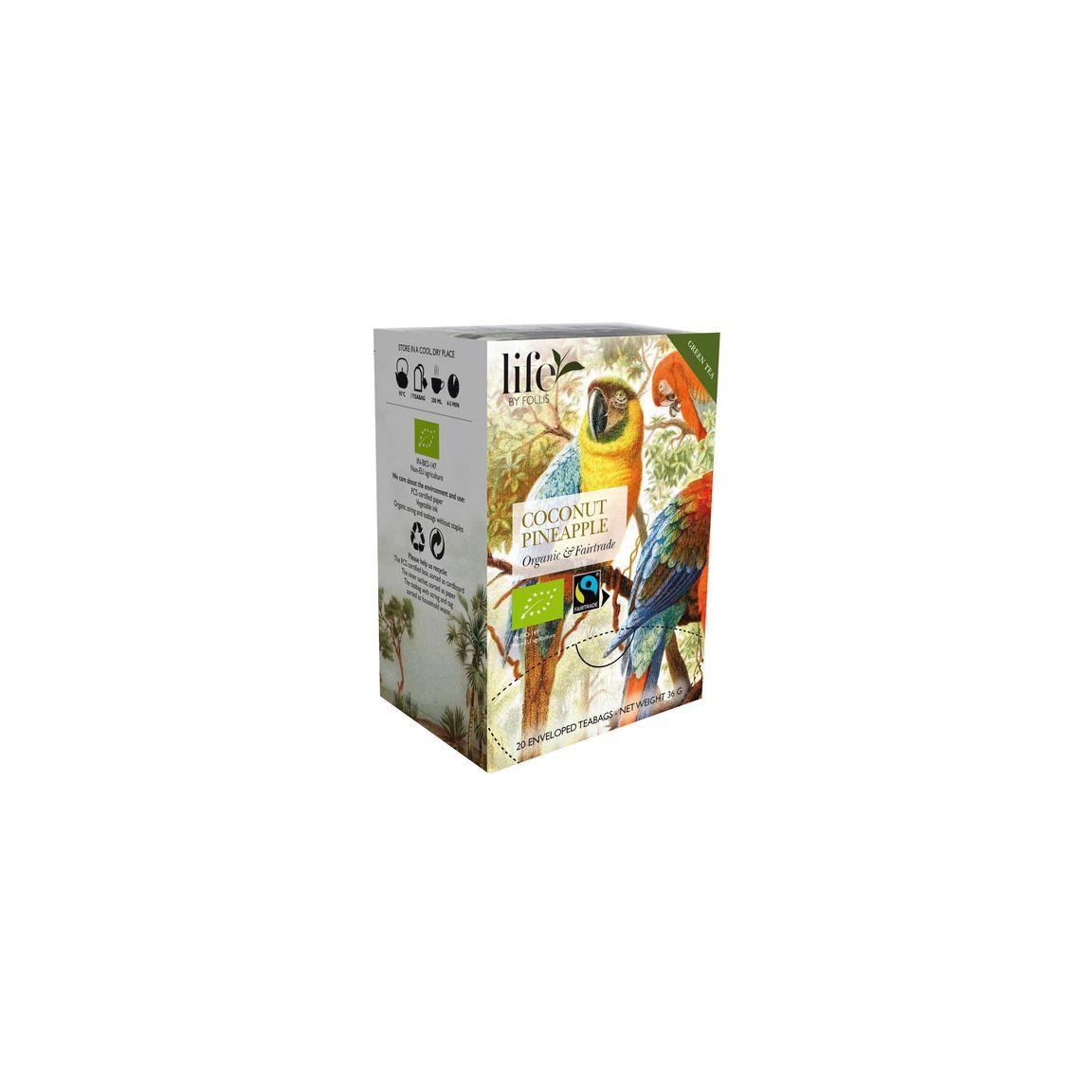 Tea LIFE BY FOLLIS Coconut Pineapple 20/pack