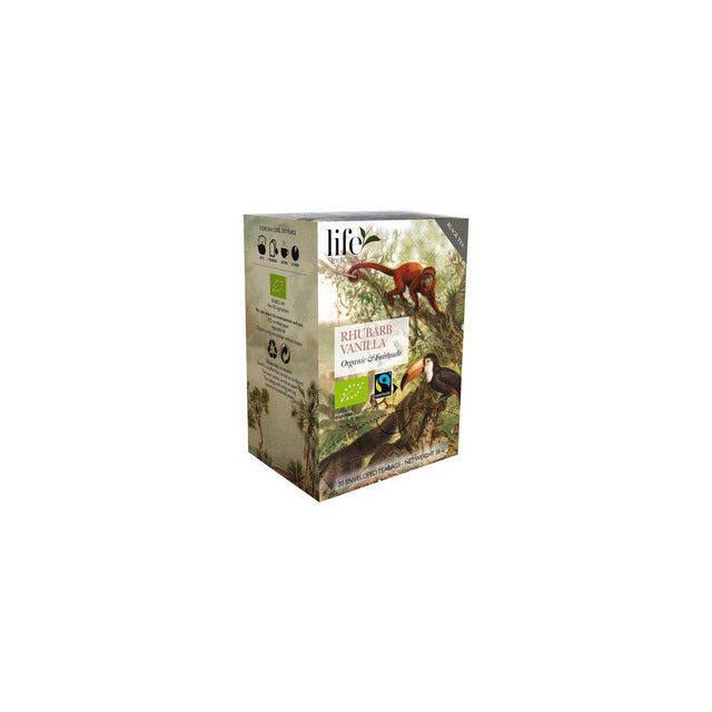Tea LIFE BY FOLLIS Rhubarb vanilla 20/pack
