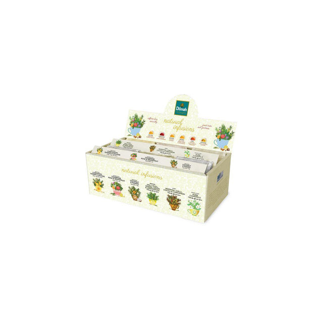Tea DILMAH Sort.box herbs 6 sma 60/pack