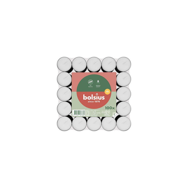 Tealight BOLSIUS 4h 100/pack