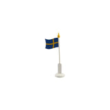 Table flag Swedish flag with foot 37cm