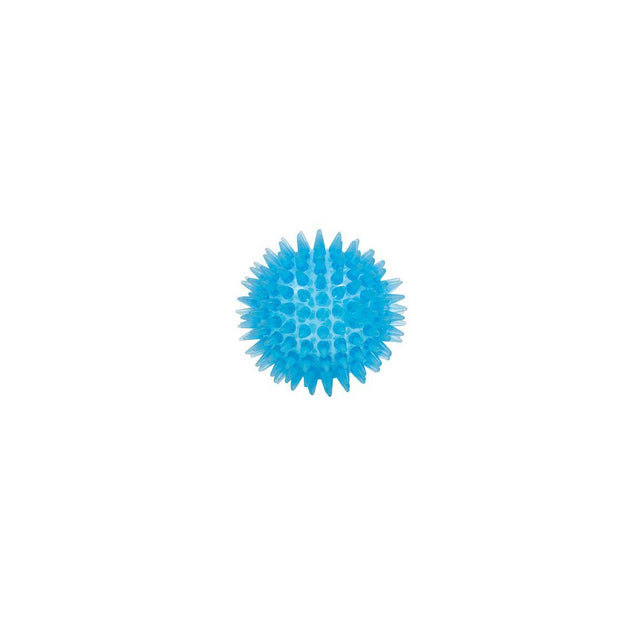 Massage ball with spikes soft 7,5cm blue