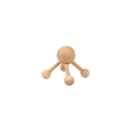Wooden massage spindle