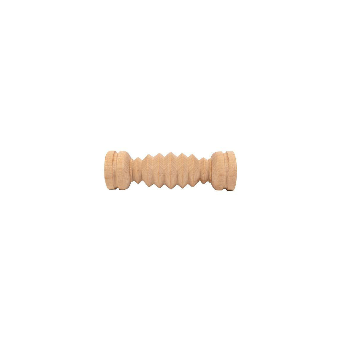 Wooden massage foot roller