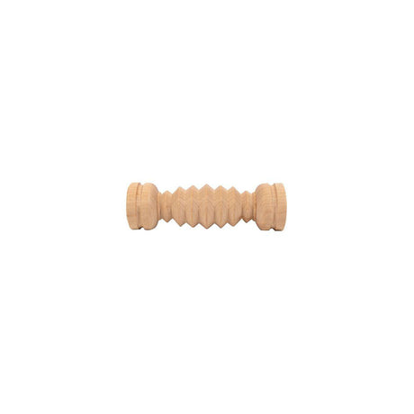 Wooden massage foot roller
