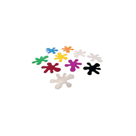 Transparent colour filters flowers 10/pack