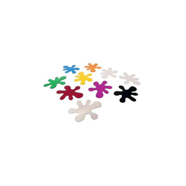 Transparent colour filters flowers 10/pack
