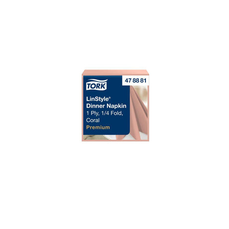 Napkin TORK LinSt coral 39x39cm 50/pack