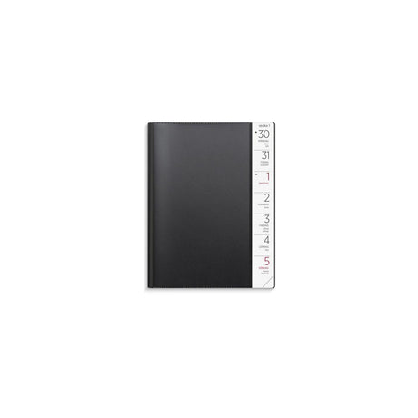 Large Weekly Calendar 2025 plastic black