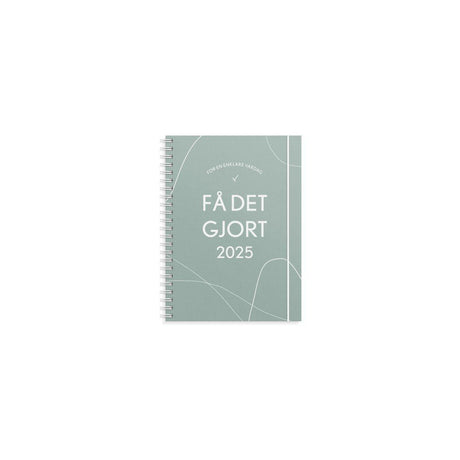 Calendar Get it done 2025 green