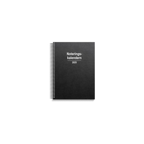 Listing calendar 2025 black