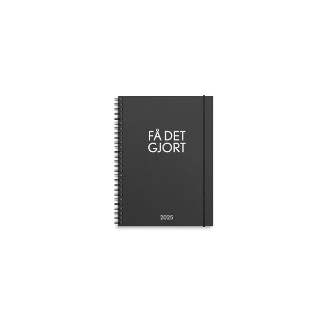 Calendar Get it done 2025 black