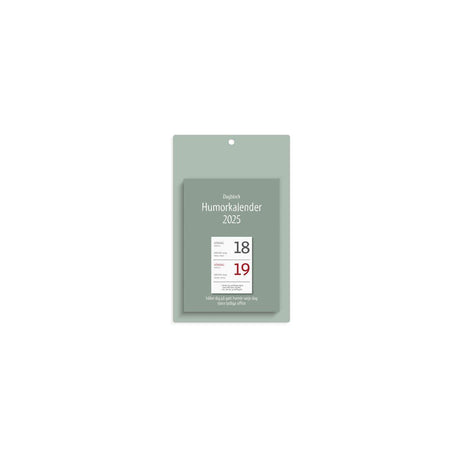 Wall plaque with day block Humour 2025