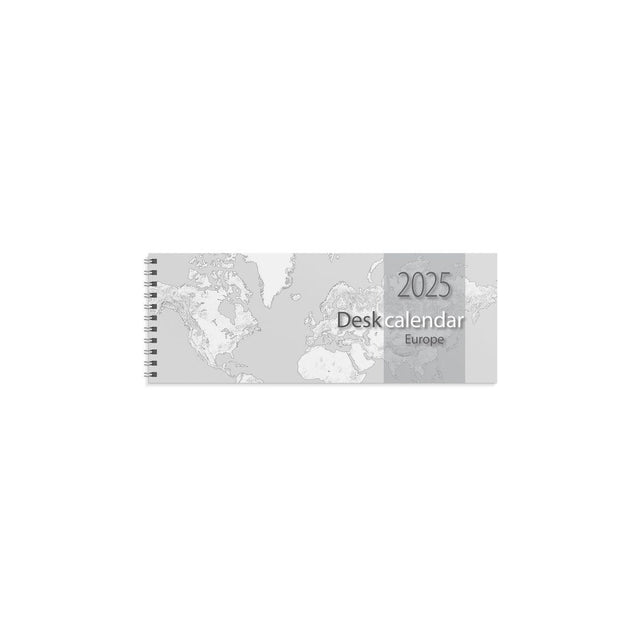 Desk calendar Europe 2025