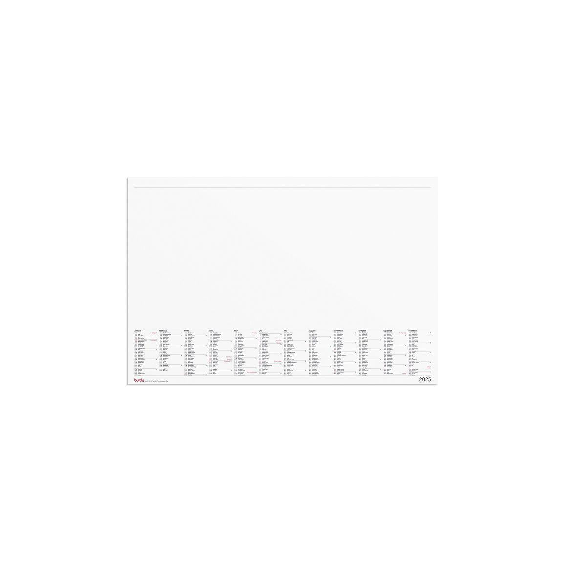 Calendar Desk pad Elegant 2025