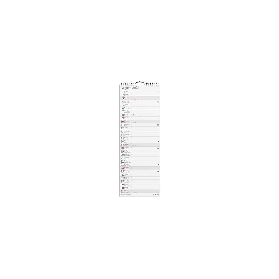 Wall Calendar Small Monthly Calendar 2025