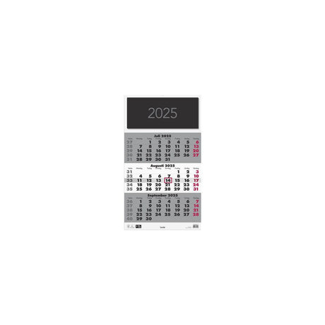 Wall calendar Triplaner Elegant 2025