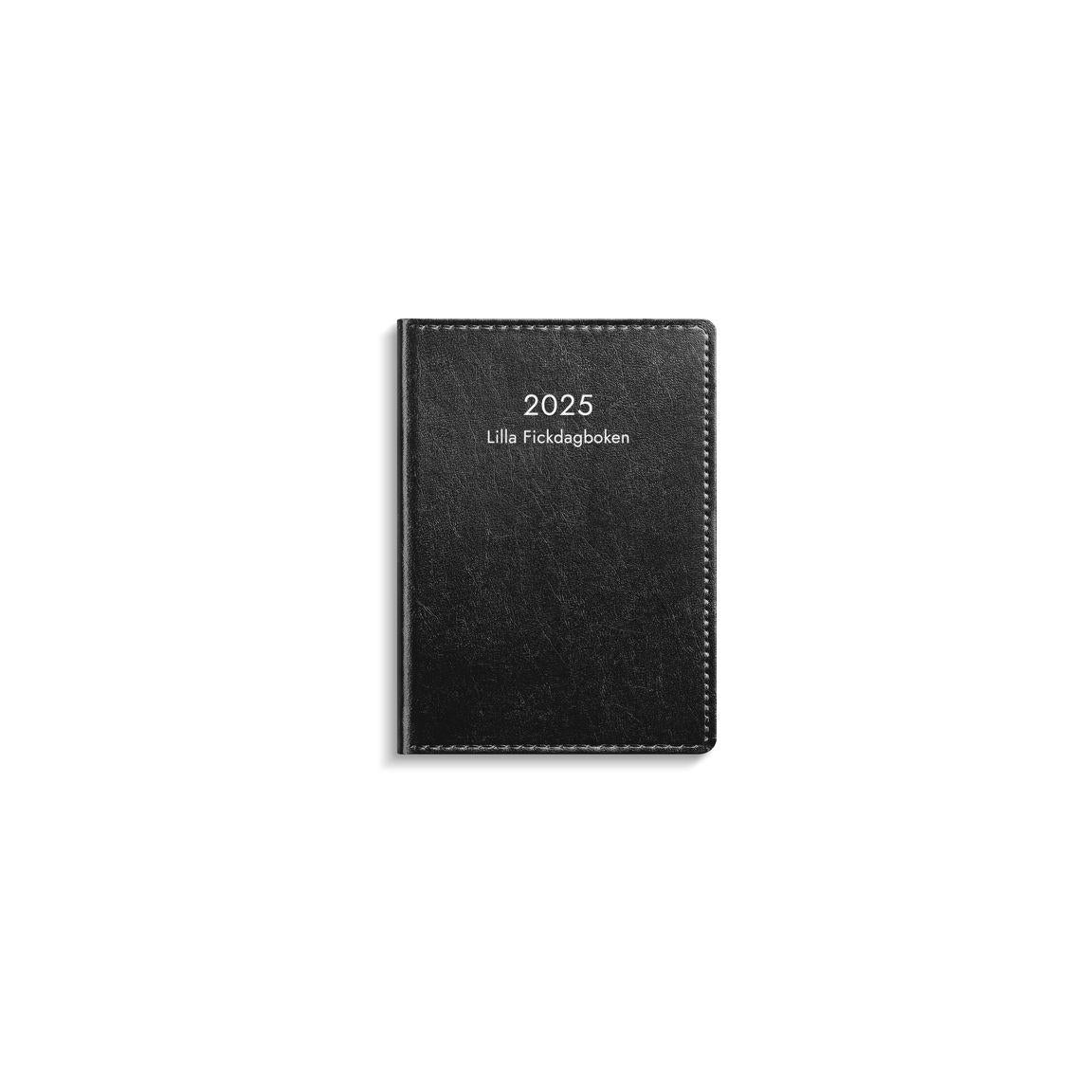 Little Pocket Diary 2025 faux leather black