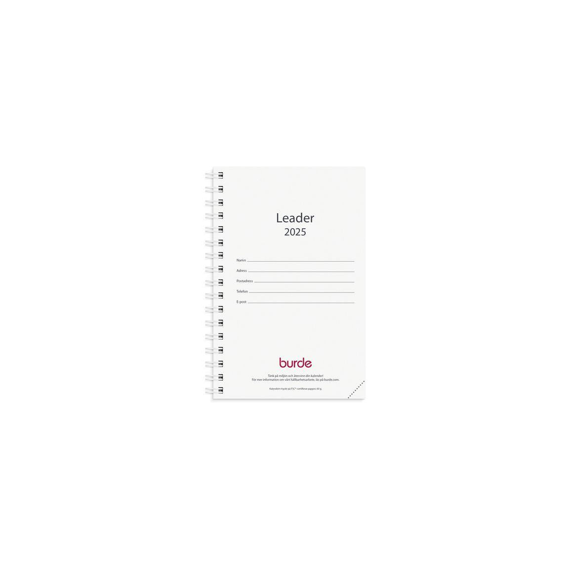 Calendar Leader refill 2025