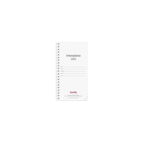 Calendar Interplano refill 2025