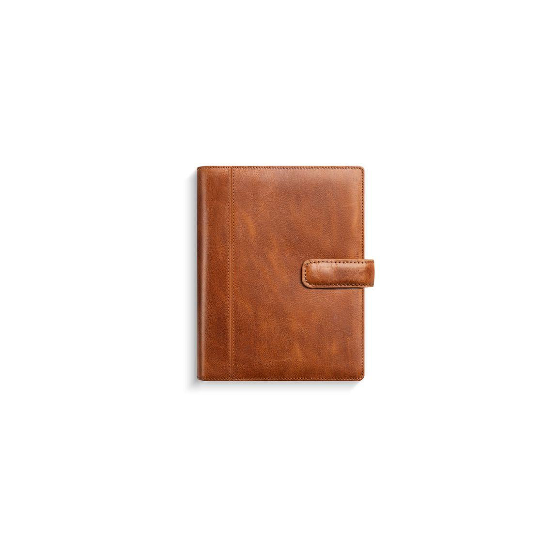 Compact Stitch Calendar 2025 leather brown