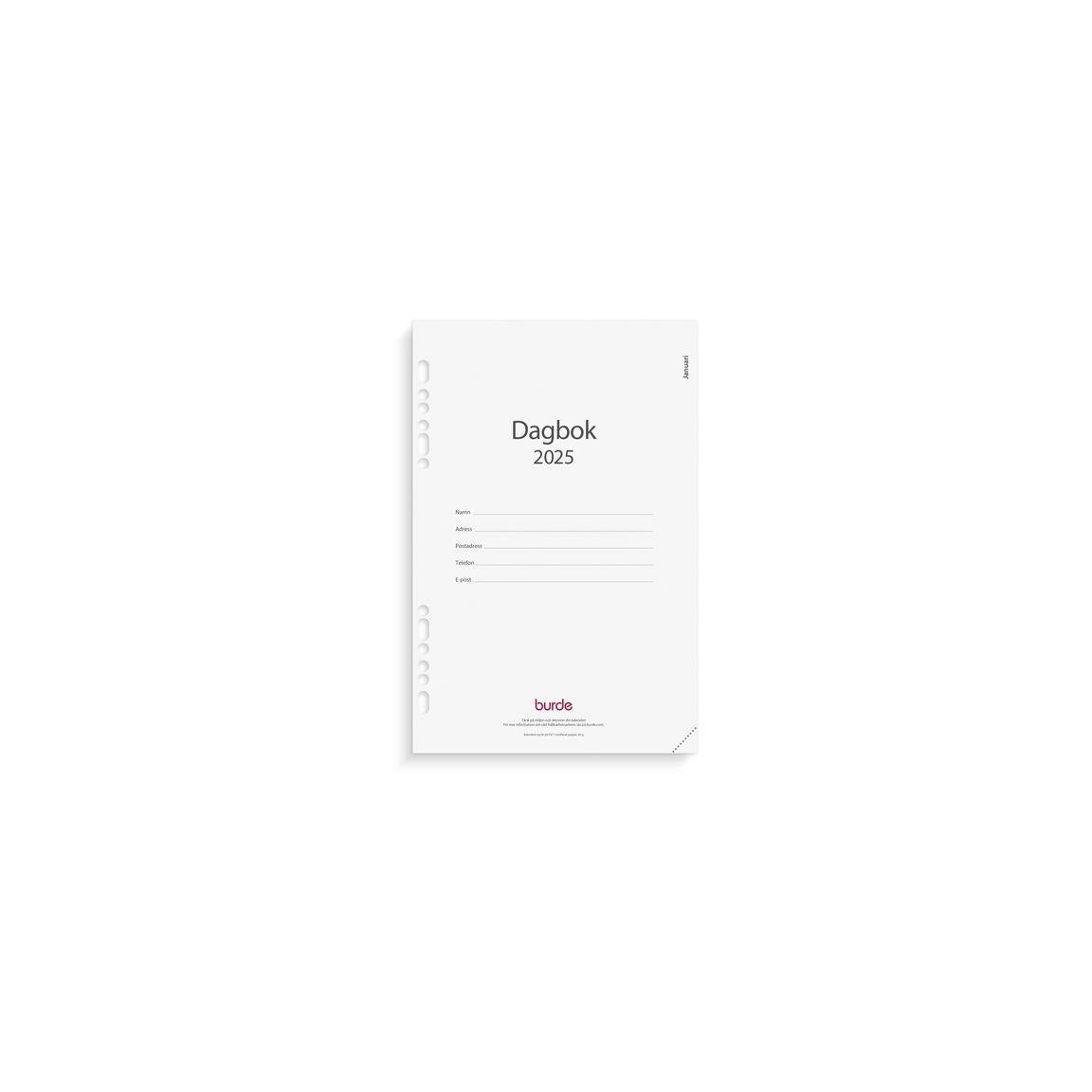 Business calendar kit Diary 2025