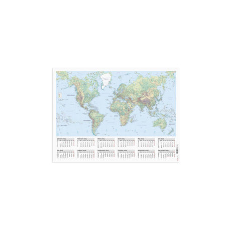 Wallchart World Map 2025