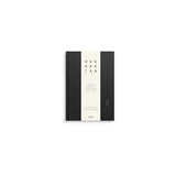 1-year diary black linen textile