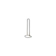 Holder HYKAB for kitchen roll metal