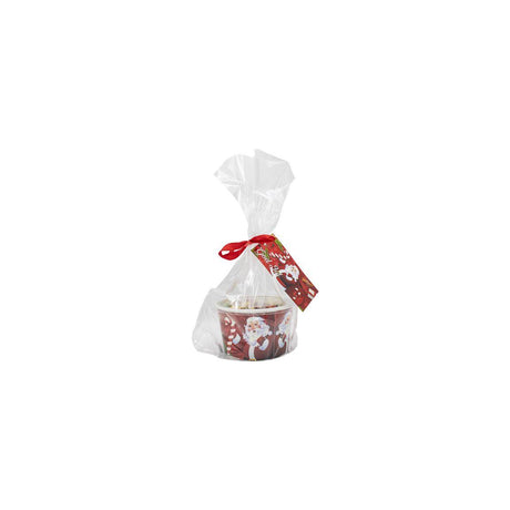 Chocolate Christmas tin lid wrapped 556g