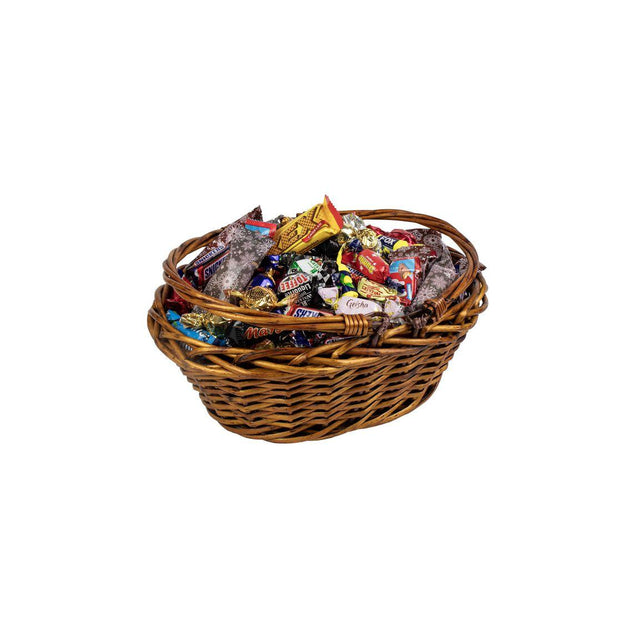 Candy Gift basket brown wrapped 1,5kg