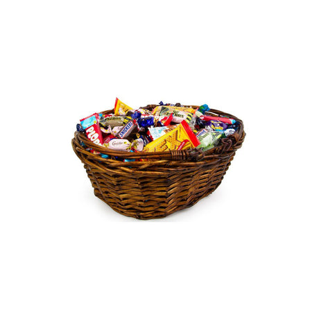Candy Gift basket brown wrapped 2,5kg