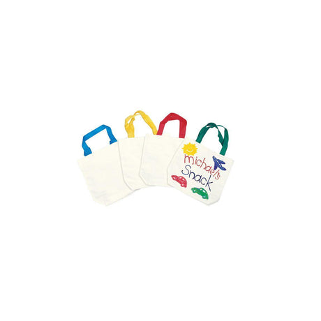 Fabric bag canvas 21x21cm 12/pack