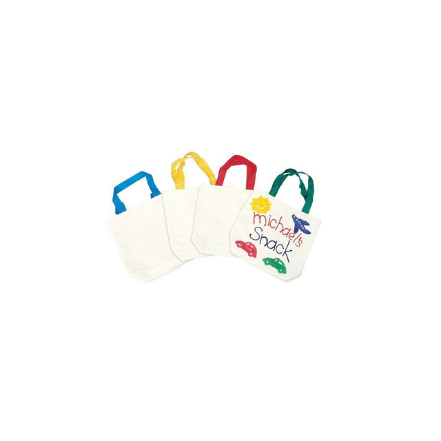 Fabric bag canvas 21x21cm 12/pack