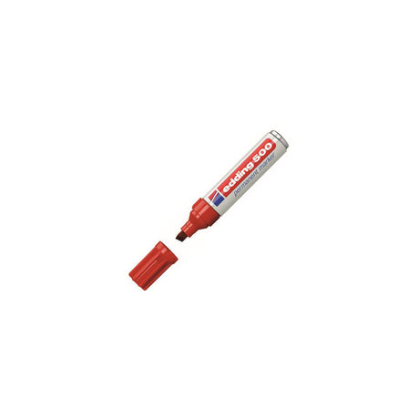 Labelling pen EDDING permanent 500 red