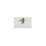 Nameplate LYRECO with clip/needle 40x75mm 50/pc