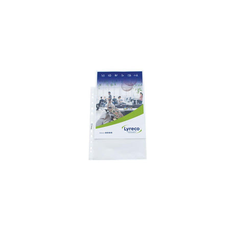 Plastic pocket LYRECO A4 0,08 embossed 100/pack