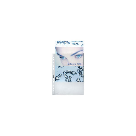 Plastic pocket LYRECO A4 0,08 clear 100/pack