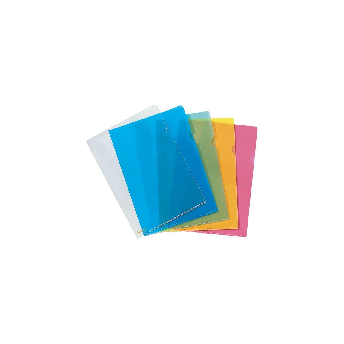 Folder LYRECO PREMIUM A4 0,15 blue 25/pack