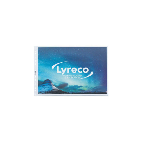 Plastic pocket LYRECO A3L 0,08 clear 10/pack