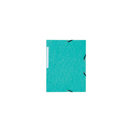 Rubber band folder LYRECO A4 3-cl green 10/pc
