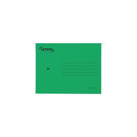 Suspension file LYRECO premium A4 green 25/pack