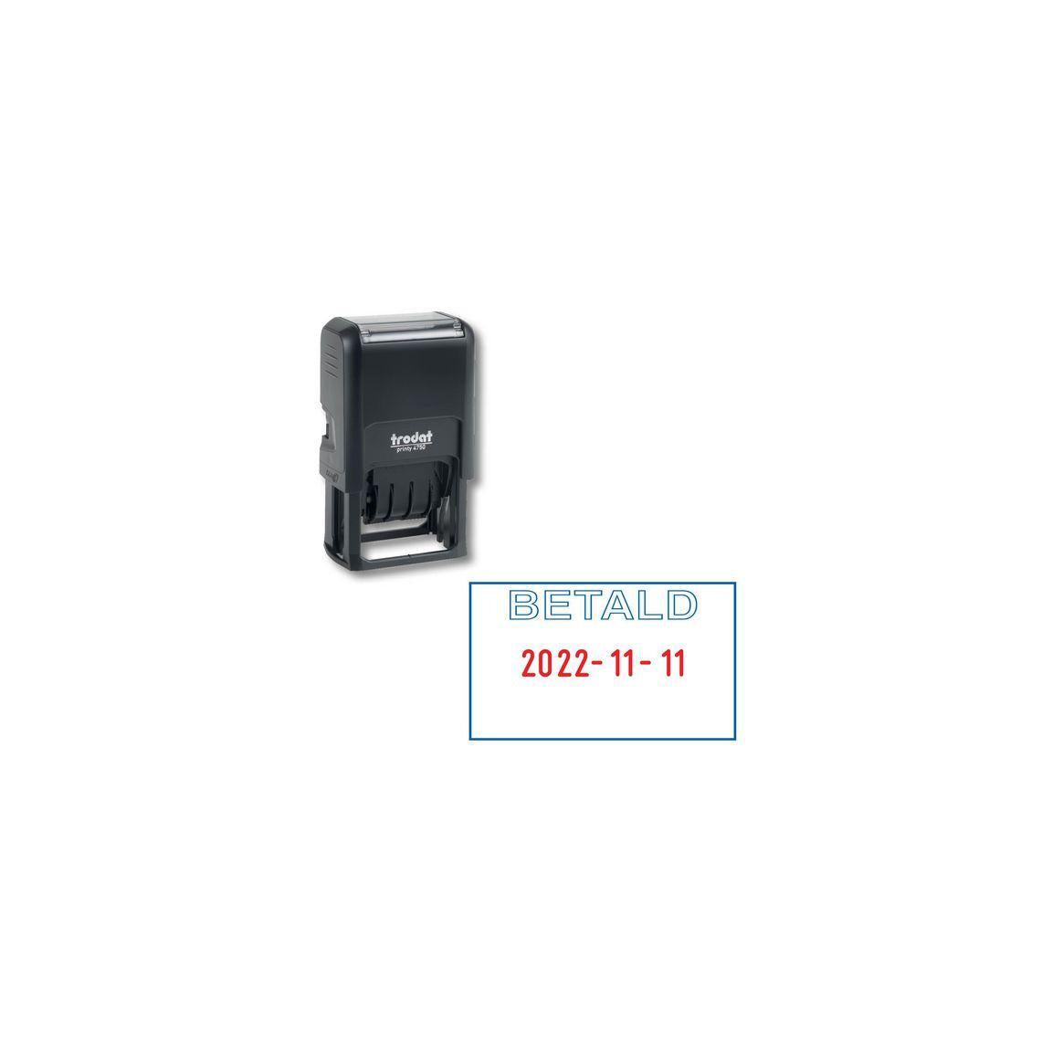 Stamp PRINTY 4750/L2 Date - Paid