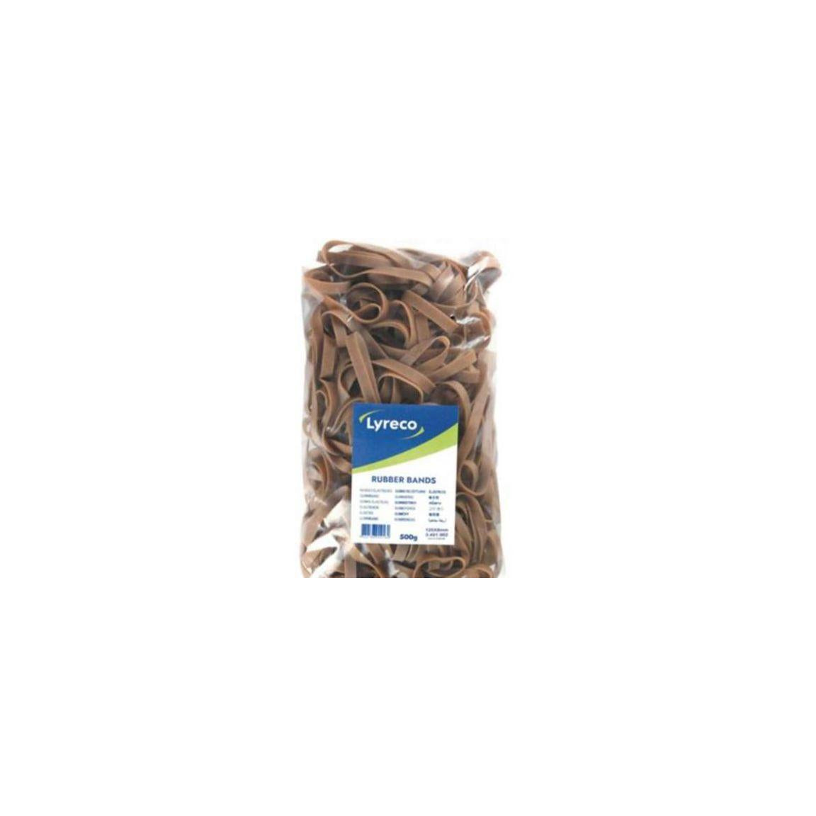 Rubber band LYRECO 125x8mm 500g